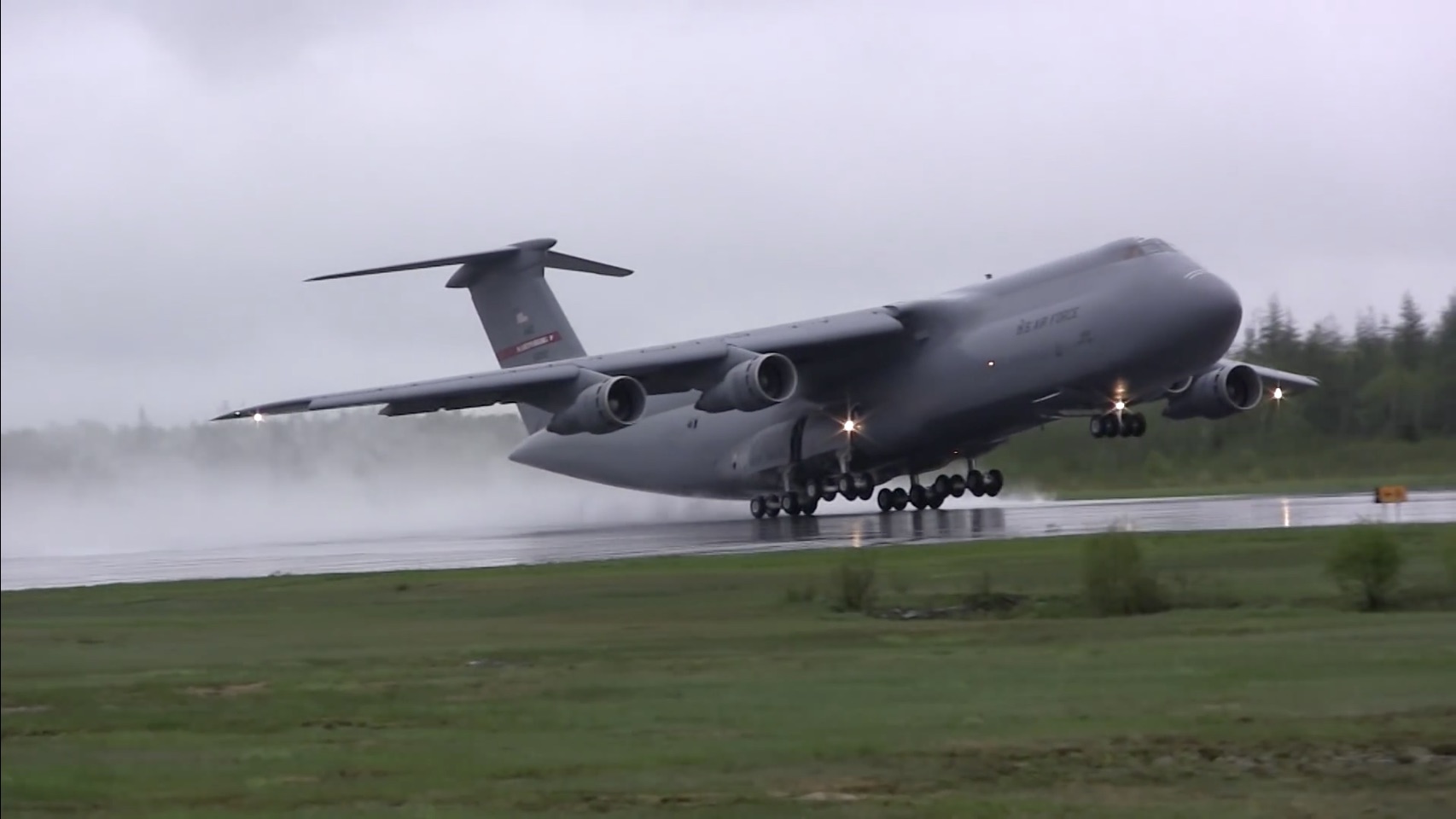 Morning Symphony: The Scream Of The C-5 Galaxy At Full Song