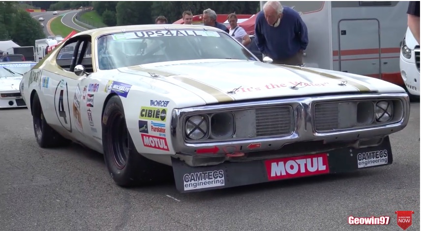 The American Powertrain Parting Shift: A 1970s Hemi Powered Charger Chewing On The Road Course At Spa!