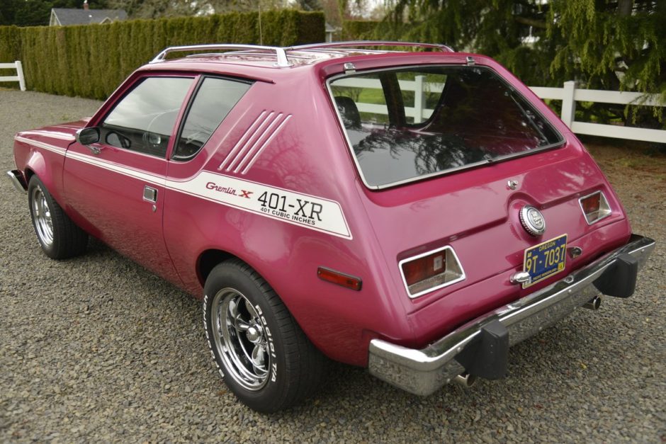 Want To Own A Crazy Rare Randall AMC Built 1974 Gremlin 401-XR? 13-Second Dealer Built Hot Rod