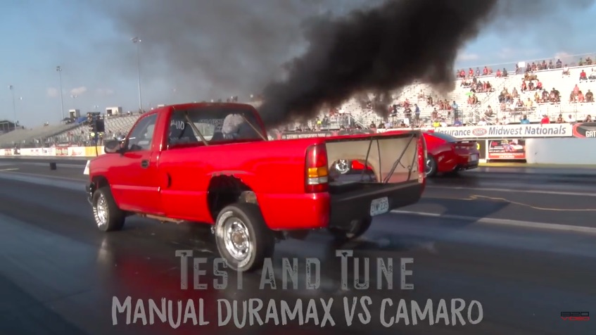 The American Powertrain Parting Shift: This Gutted, Freaky Duramax Silverado Has A Six Speed In It!