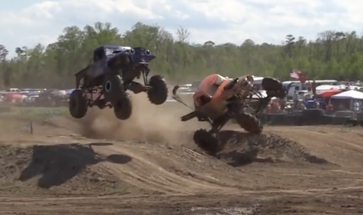 Going For Broken: Mega Trucks Taking Flight At The Spring Sling!