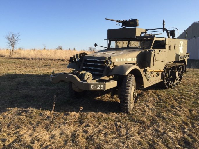 Restored Us Army Wwii M2 Half Track Is A Cool Functional