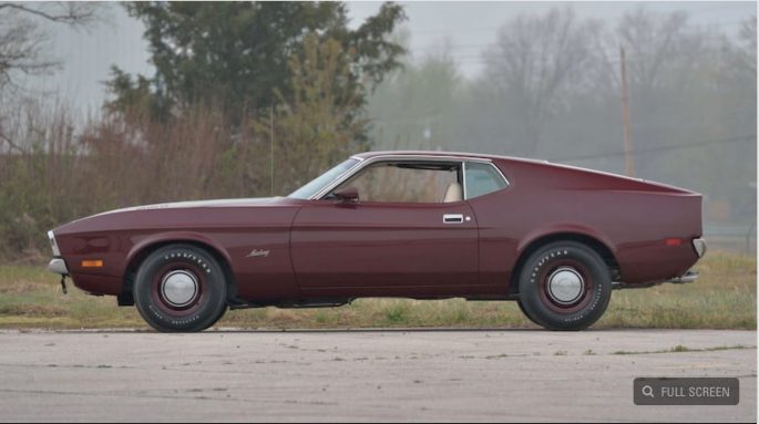 The Plain Package: 1971 Ford Mustang 429 SCJ