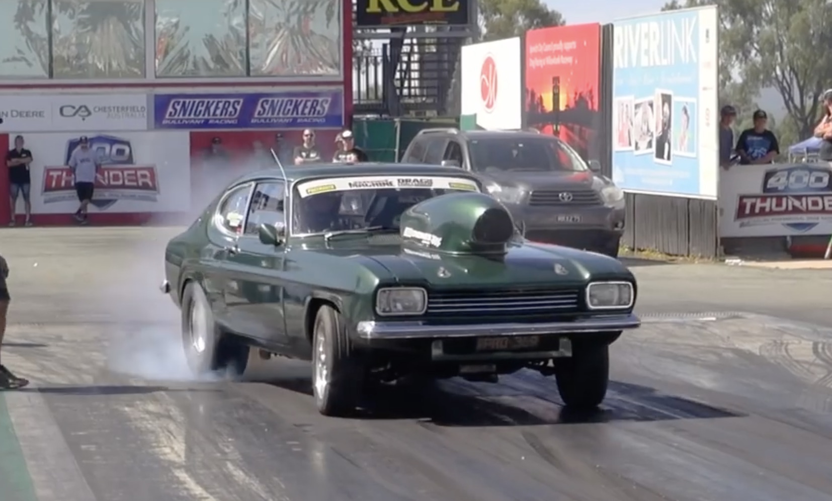 Color Me Green: Alon Vella’s 1971 Ford Capri At Street Machine’s Drag Challenge Weekend