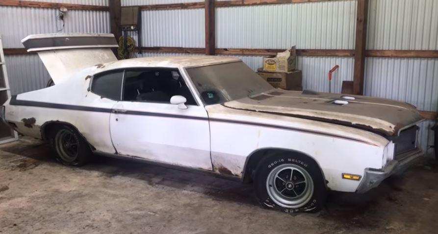 This Barn Find 1970 Buick GSX Stage 1 4-Speed Has Been Parked Since 1973!!!