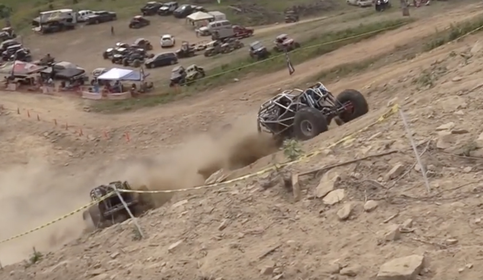 Side-By-Side Knockout Hillclimbing! Watch These Bouncer Racers Drag Race Up The Devil’s Staircase!