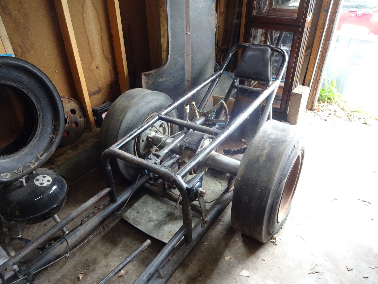 This 1950s Dragster Chassis For Sale On eBay Needs To Be Saved And Brought Back To Life