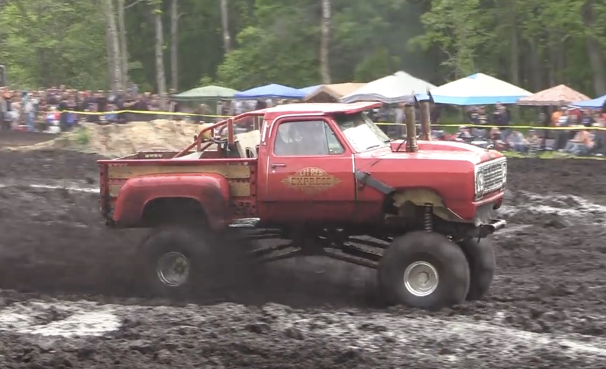 Morning Symphony: The Little Red Mud Monster Shaking The Trees In Michigan