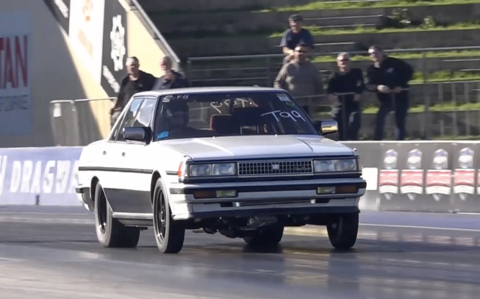 Another Barra Invader! The Mighty Car Mods Toyota Cresta Has Been Testing For Drag Week!