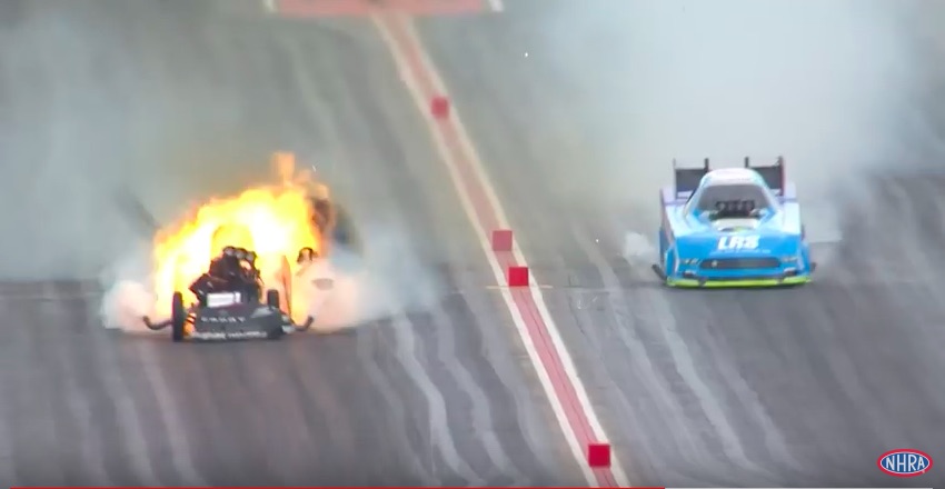 Watch Cruz Pedregon Level A Brand New Funny Car Body At The 2018 Dodge NHRA Mile High Nationals