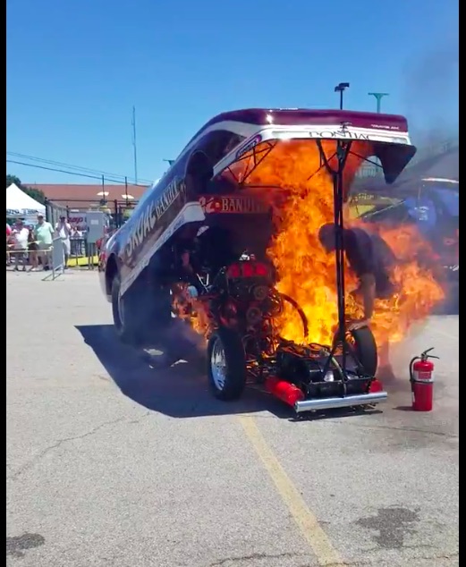 Doing It Wrong Video: Watch This Cackling Funny Car Throw The Rods Out And Put On A Flame Show