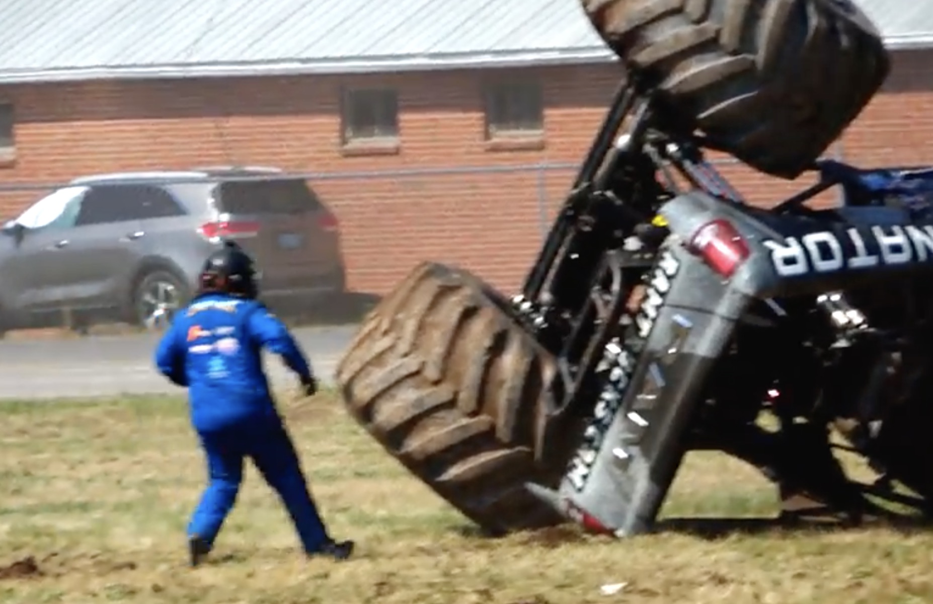 A Lesson In Sportsmanship: Checking On The Other Guy After A Big Crash