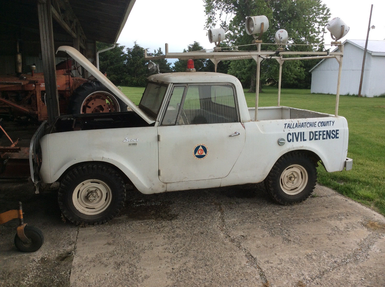 This 1963 Former Civil Defense International Scout Is Freaking Awesome! Buy IT!