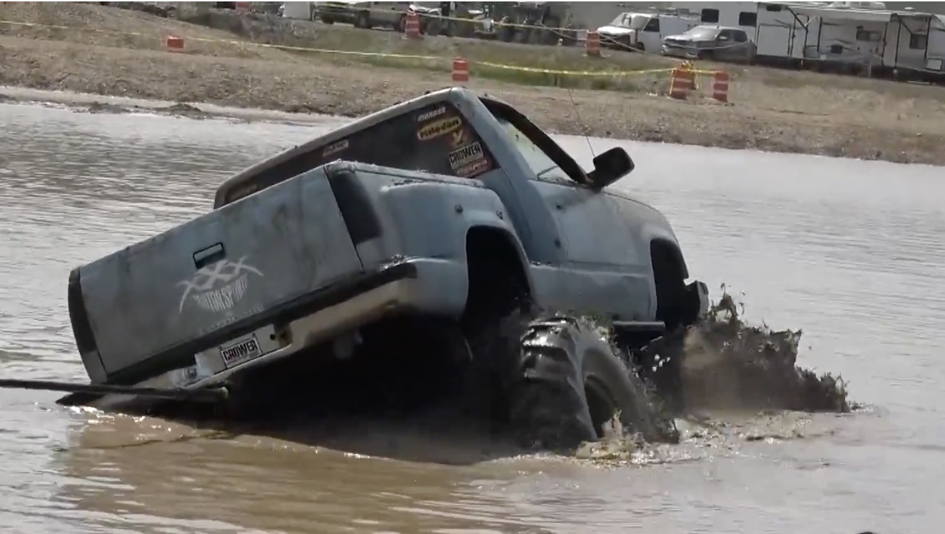 Halfway To China: This Buried Chevy Found Some Of The Nastiest, Grippiest Mud In Arkansas!