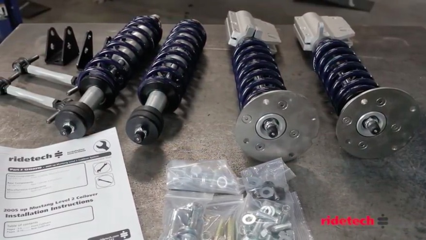 Have A 2005-2014 Mustang? Want To Make It Really Corner? Here’s The Ticket – RideTech Coilover Suspension Install!