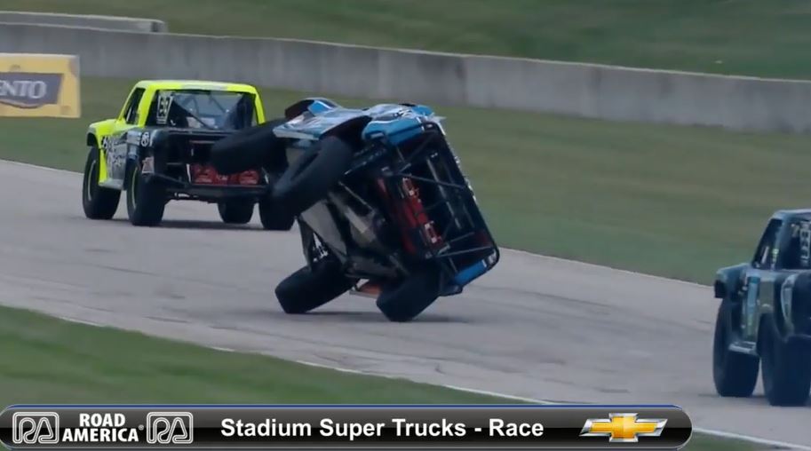 We’ve Seen A Lot Of Things Race Around Road America, But Stadium Super Trucks Might Be The Craziest!