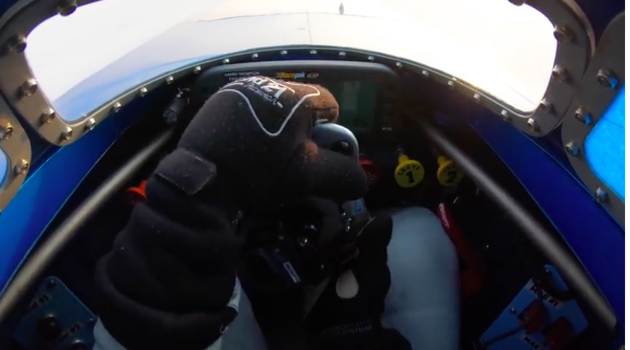 Ride Along With Danny Thompson On His Historic 450mph Run At Bonneville Speed Week! Lock To Lock Steering!