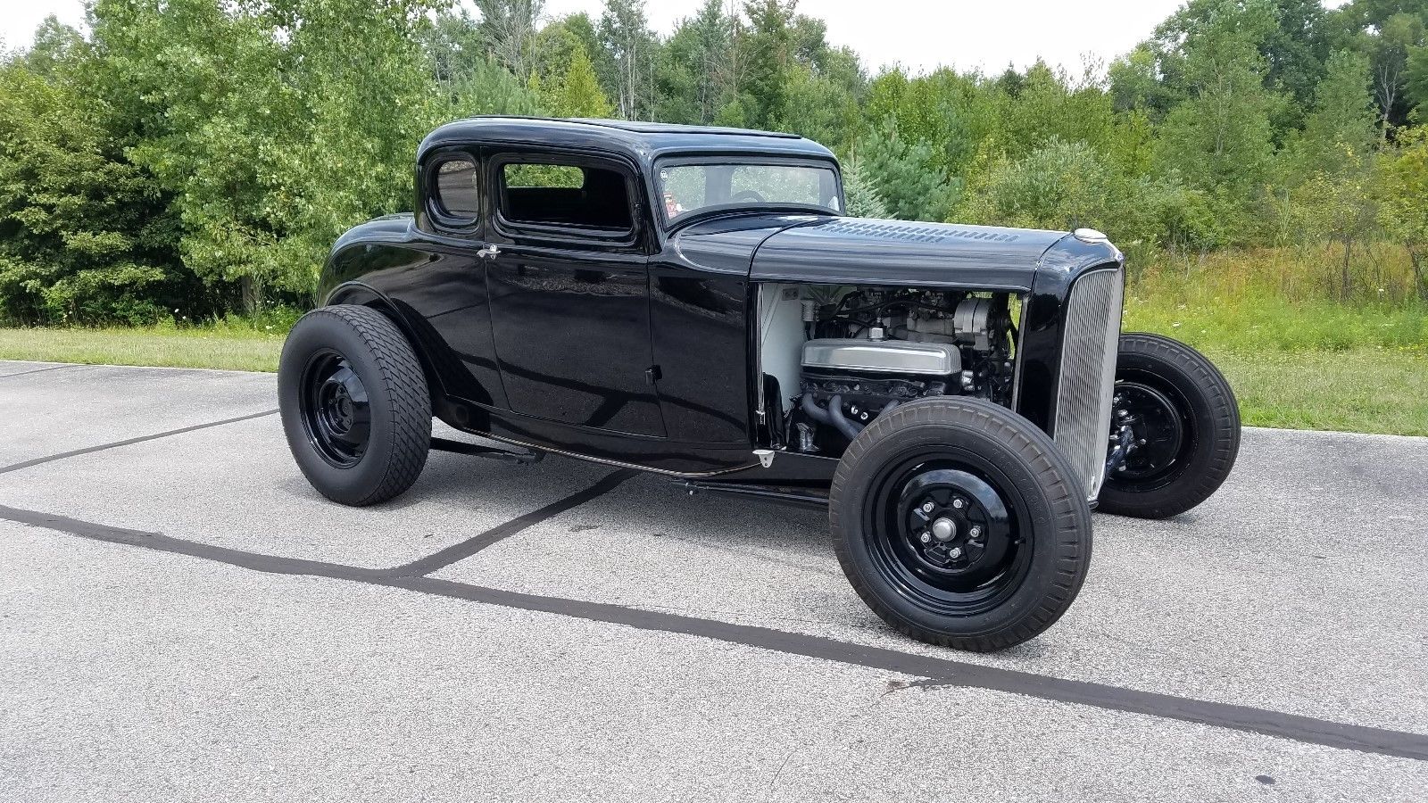 Money No Object: The “Chemical City Coupe” 1932 Ford 5-Window With Buick Nailhead Power Would Look Great In Your Driveway!