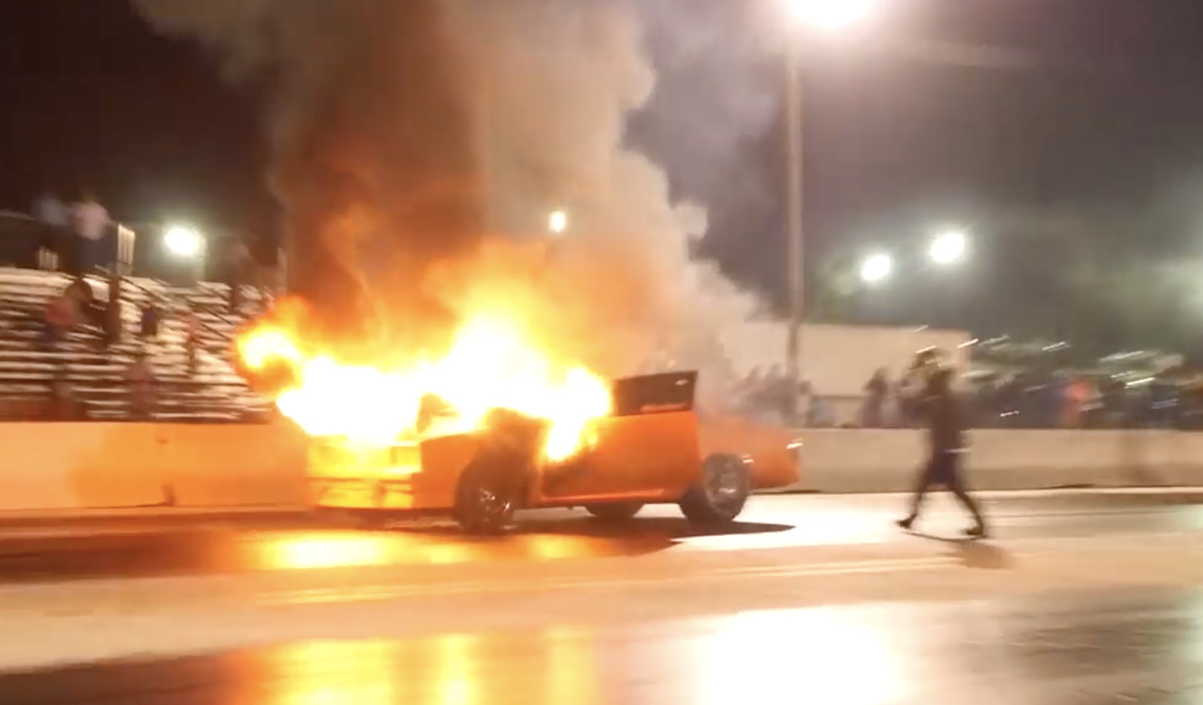 Meltdown: Watch As This Malibu’s Nitrous Backfire Goes Really Bad, Really Fast!