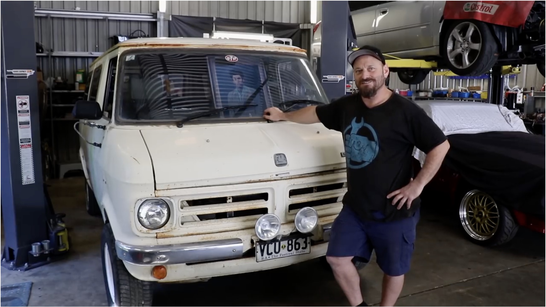 Good Parts, Bad Vehicle: The Skid Factory’s Barra-Swapped Bedford Van