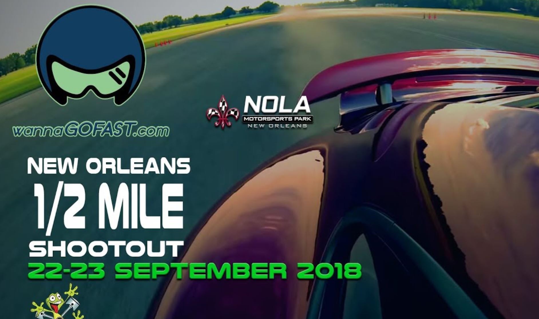 LIVE Half Mile Racing From New Orleans: 200 MPH Street Cars?