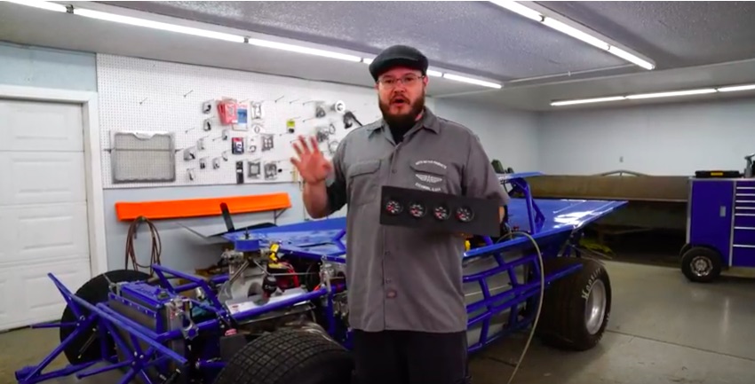 AutoMeter Video: The Install of AutoMeter Extreme Environment Gauges In A Dirt Late Model Is Cool