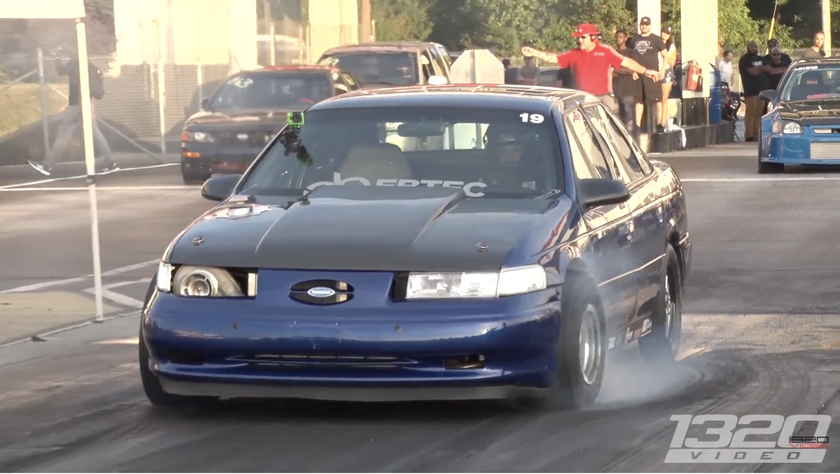 There’s Hope For Any Car When A Ford Taurus Needs A Parachute At A Drag Strip