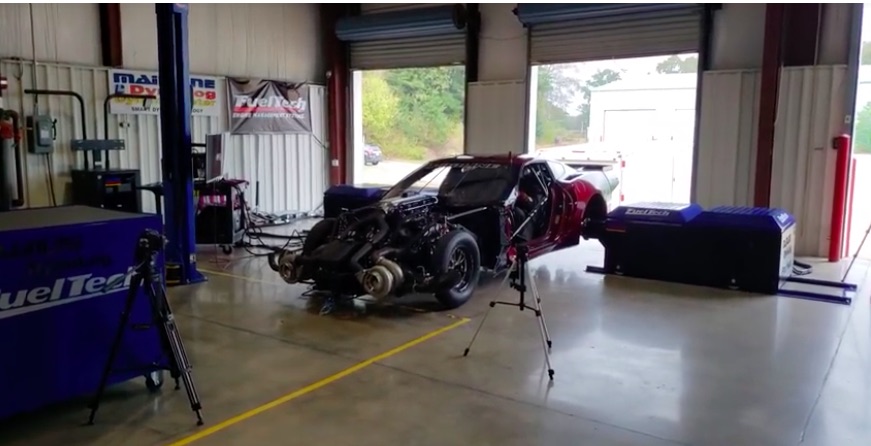 Watch Andrew Alepa’s Radial vs The World Corvette Make More Than 5,200hp On The Hub Dyno!