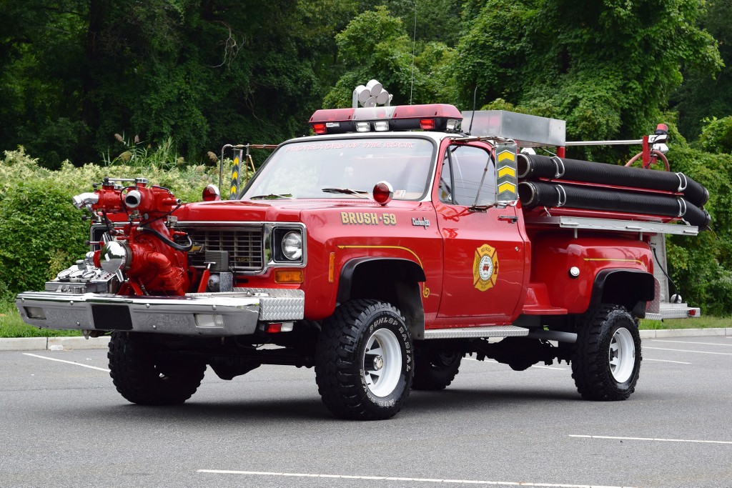 Money No Object: This 1974 Chevrolet K30 Stepside Fire Truck Is Too Cool!