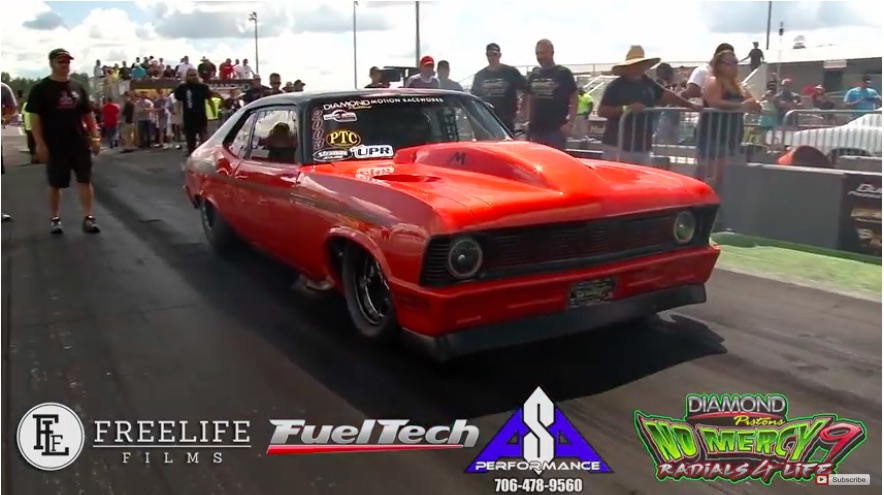 Watch Justin Martin And His Nova Make The Quickest Limited Drag Radial Run In History 4.09!