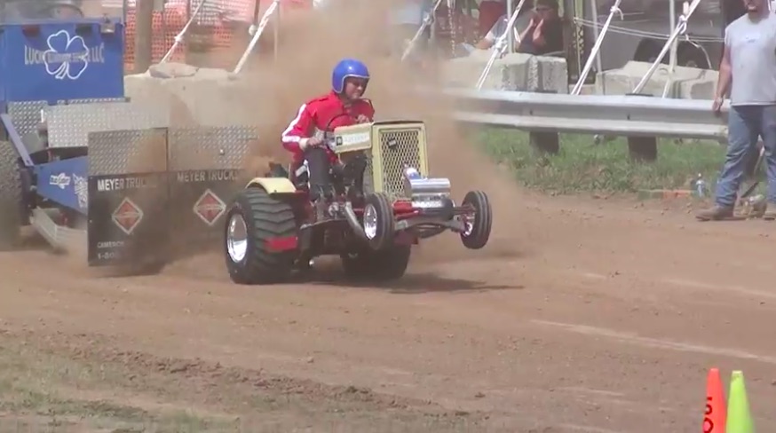 Video: Sprayed Or Not? Either Way This Hot Rod Garden Pulling Tractor Is Gnarly!