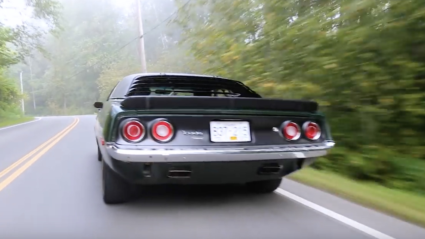 Driving Green: It Doesn’t Look Any Better Than This Modified 1973 Plymouth ‘Cuda In The Forests!