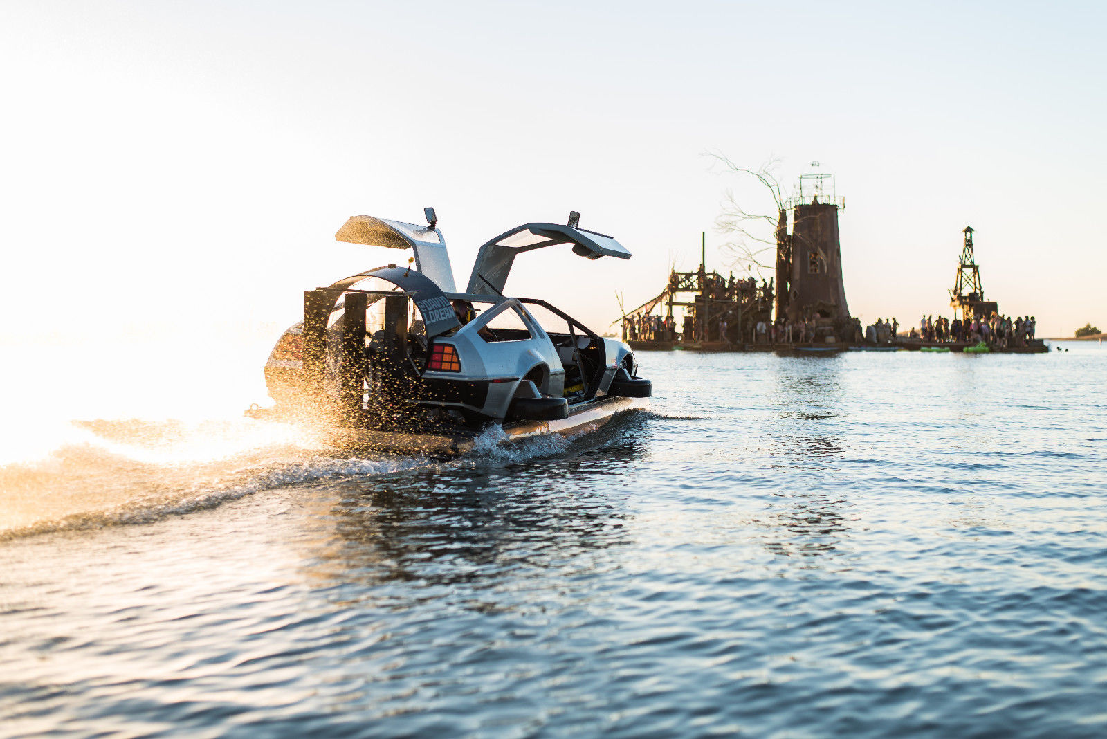 The “WTF” Files: You Won’t Need Roads With This DeLorean Hovercraft!