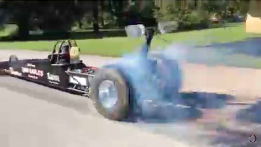 Big Is Back! Video Of Revised Swamp Rat 38 Electric Dragster Heating The Hides Here!