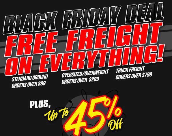 Black Friday Deals: Get Up To 45% Off At Original Parts Group AND Free Shipping This Weekend!