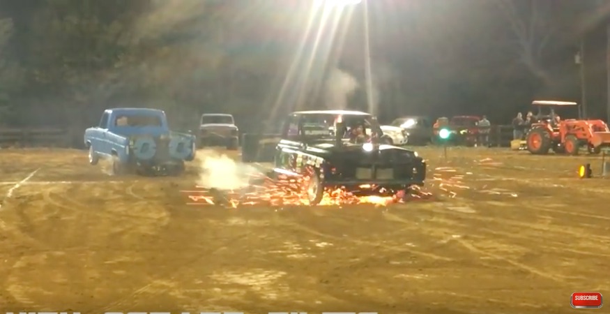 Flywheel Explosion Video: Watch This Ratty Looking Chevy Get Violent – The Shield Saved Him!