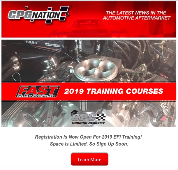 2019 FAST EFI Training Class Registration Is Open! Take The Course…Be A Boss!