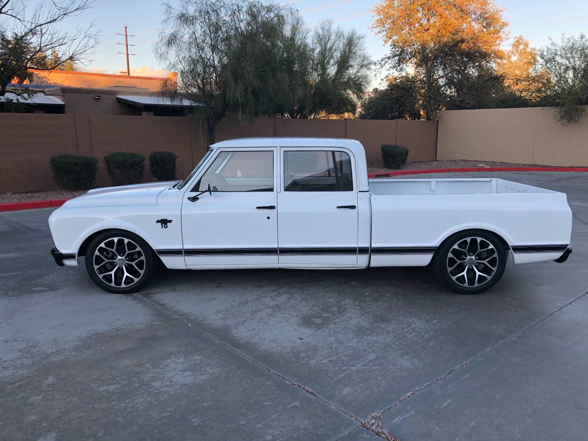 This 1968 C10 Crew Cab Pickup Is Like A Wet Dream Come True! If Only Chevrolet Had Built Them This Way