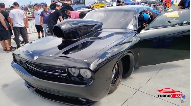 Brazilian Bullet: Watch This Interesting Small Block Challenger Hit The Strip In Its Home Country