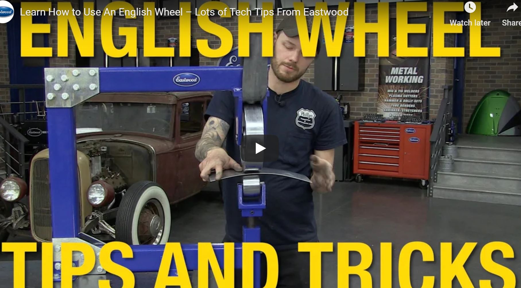 Want To Learn How To Use An English Wheel On Your Own Projects? Watch This!