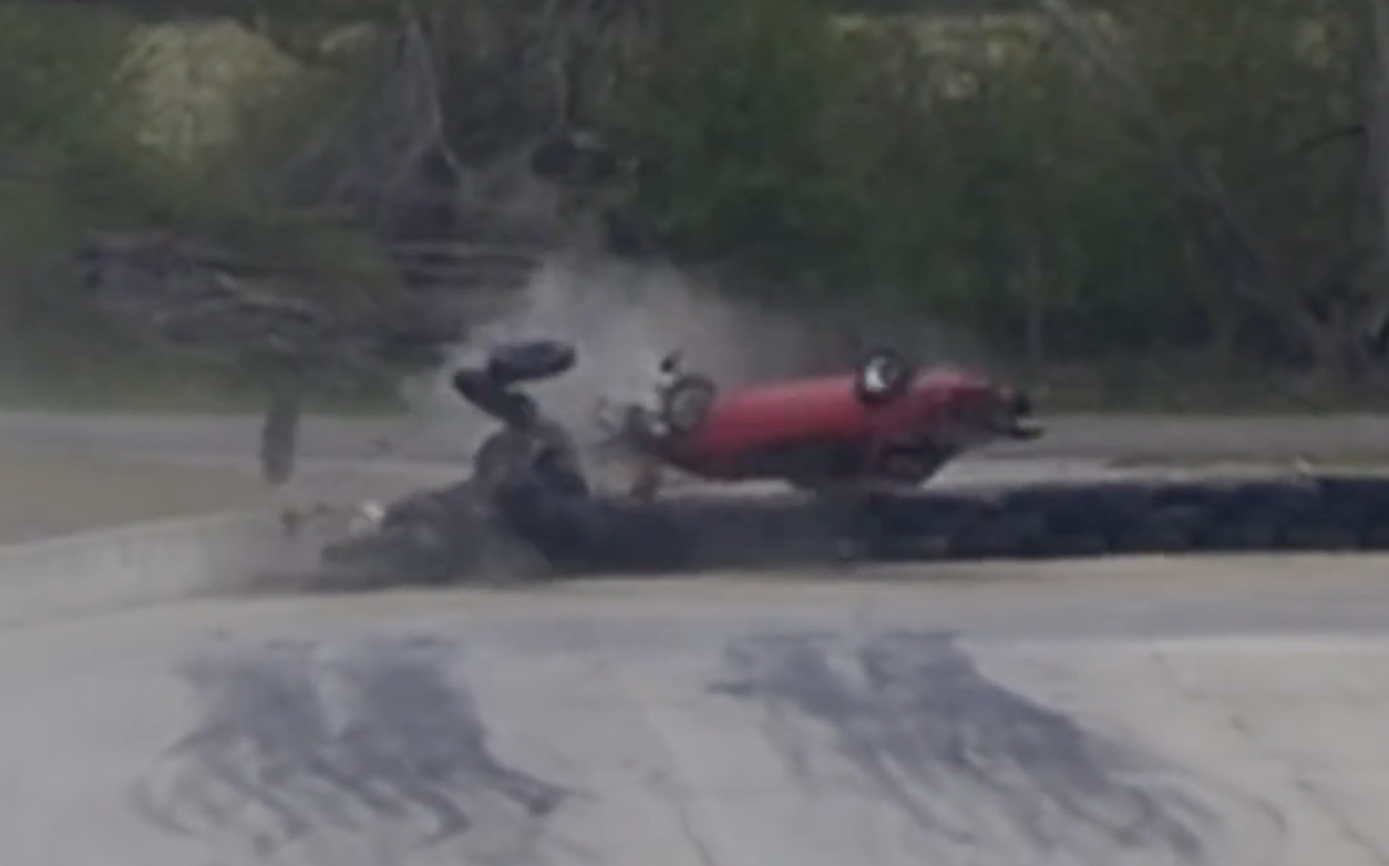 Crash And Burn: This Mustang’s Throttle Hung Wide Open At Middle Georgia