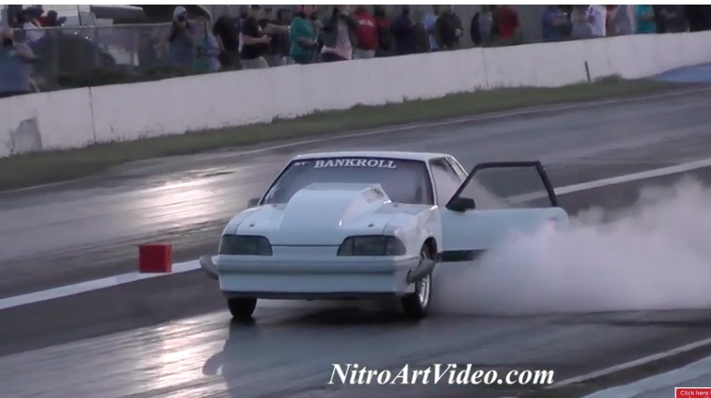 Not Good: Watch This Racer Suffer A Nitrous System Failure, Filling The Car With Gas!