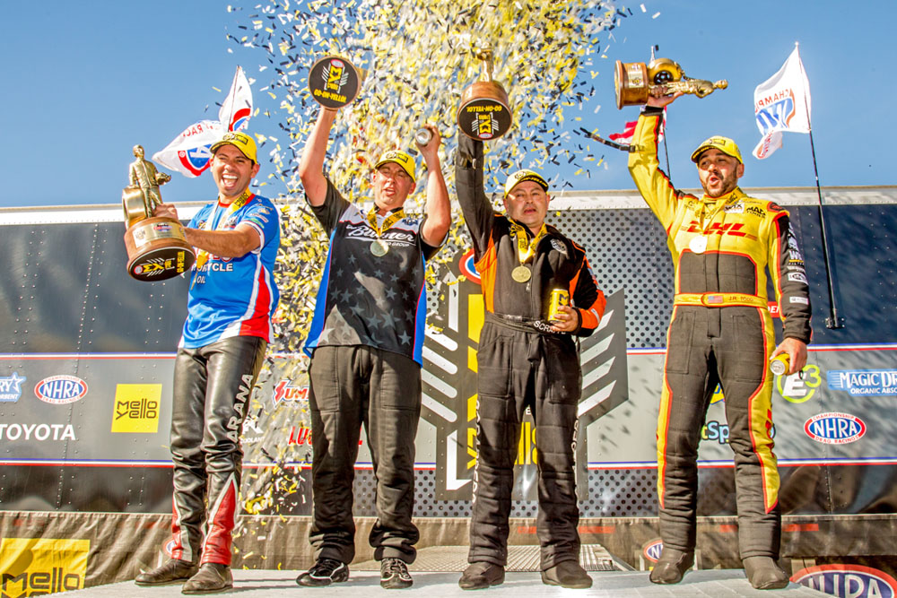 Four Times The Power At Vegas Four-Wides As Mike Salinas Wins First – Huge Gallery Of Photos!