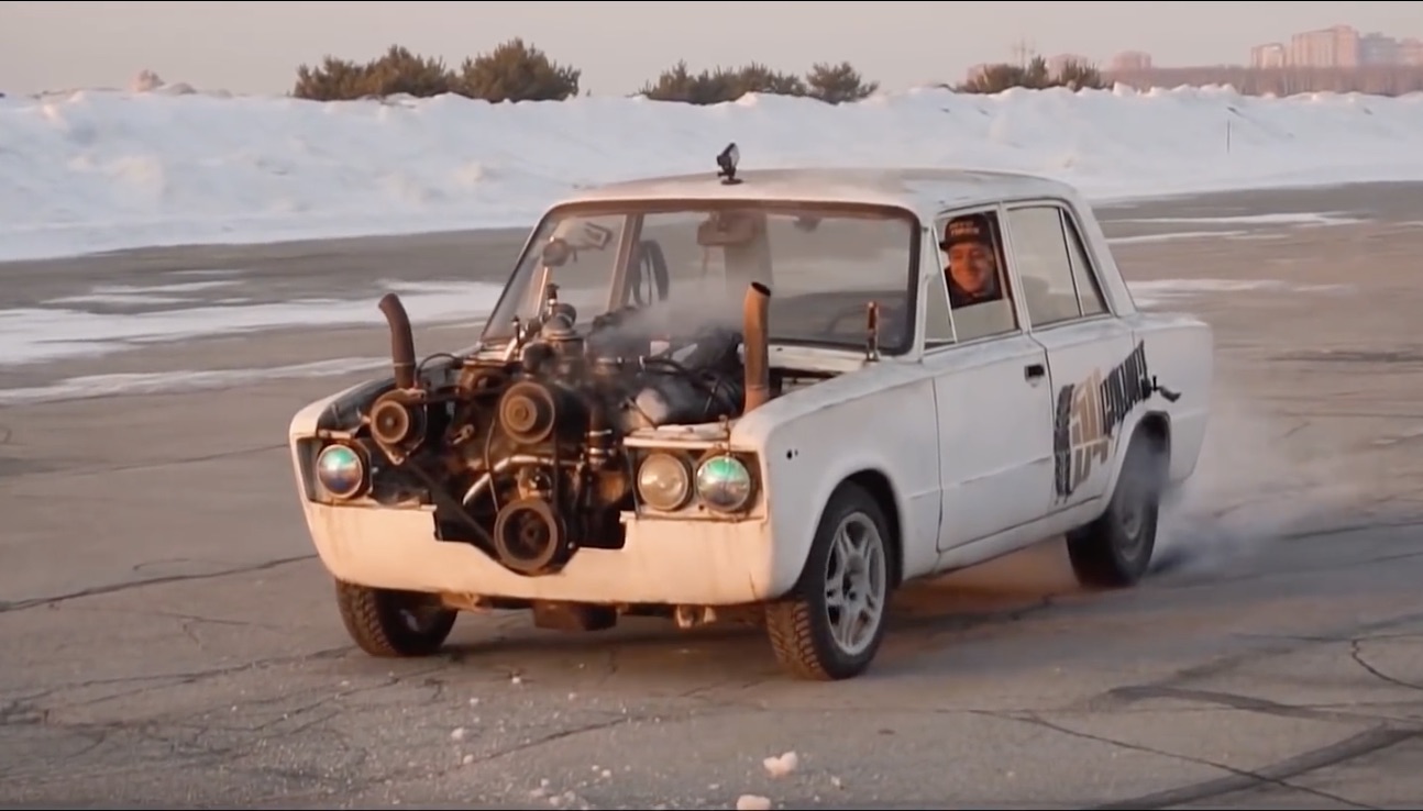 Ten Pounds In The Five Pound Bag: The V8 Lada Freakshow Gets Shaken Down!