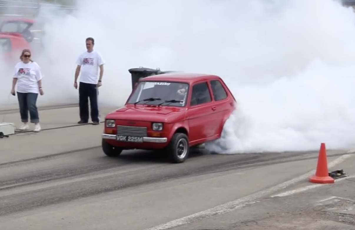 Angry Toddler: This Fiat 126 Is Packing A Small-Block Chevy Somewhere In That Body!