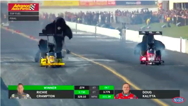 Video: Crampton, Beckman, Line, Savoie, All Take Initial NHRA Countdown Wins At Maple Grove