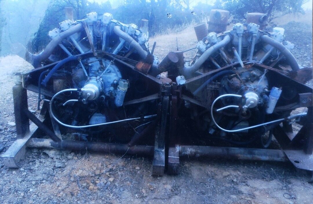The Neatest Engines For Sale On eBay Are Two WWII Era Guiberson Diesel Radial Tank Mills!