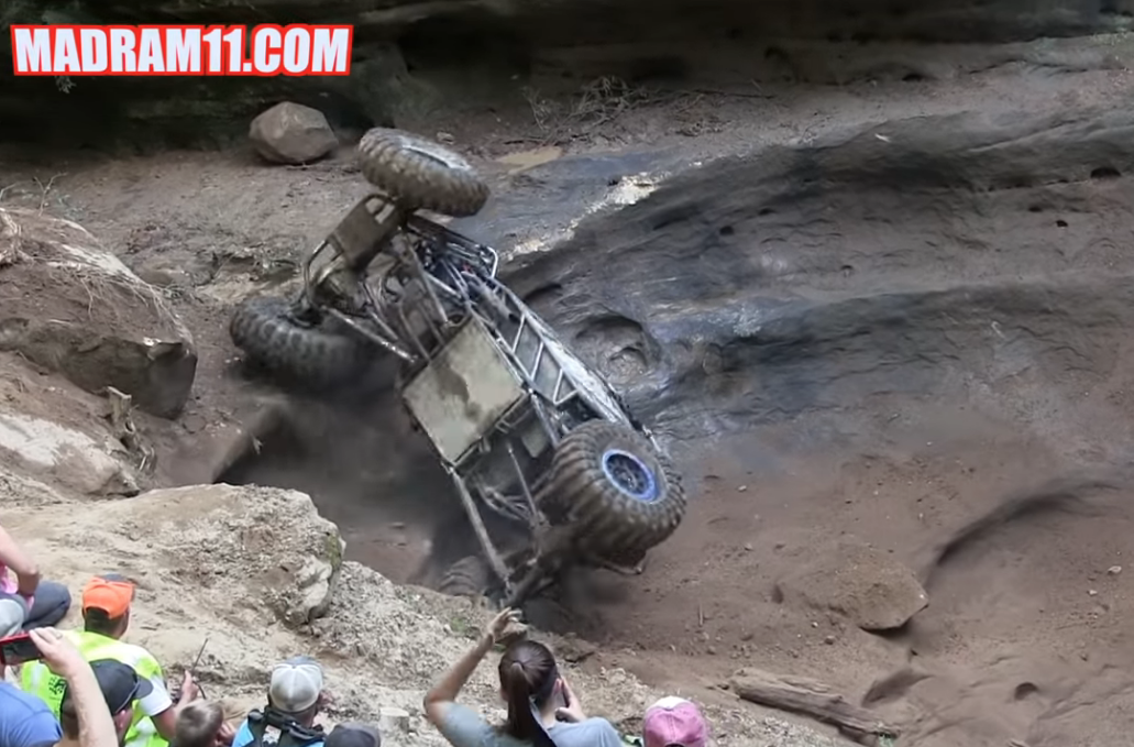 These Rock Bouncers Find Out Just How Gnarly A Waterfall Climb Can Be! Flips, Spins, And Tumbles Oh My.