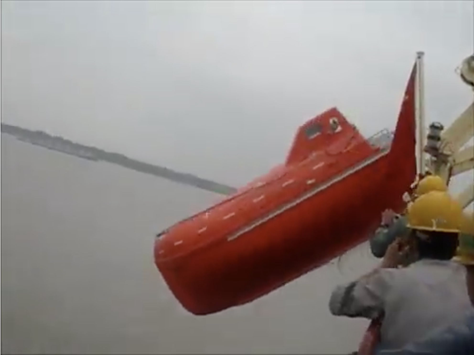 Best of 2019: This Free-Fall Lifeboat Launch Turns Into The Vomit Comet In One Quick Motion!