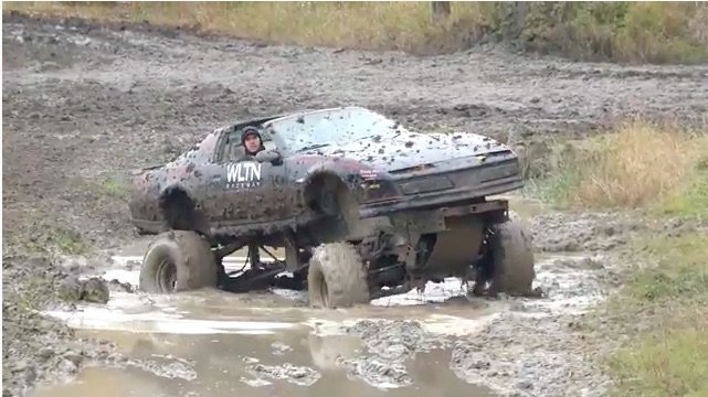 KITT’s Hidden Mode: Watch This Firebird Mud Bogger Get Down!